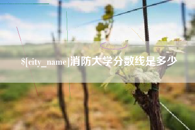 溧阳消防大学分数线是多少