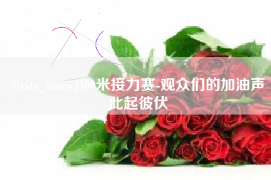 溧阳500米接力赛-观众们的加油声此起彼伏