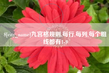 溧阳九宫格规则,每行,每列,每个粗线都有1-9