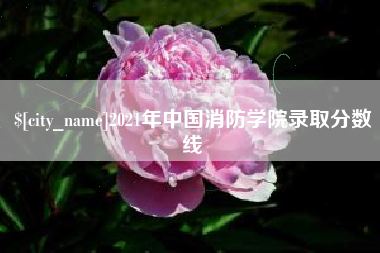 溧阳2021年中国消防学院录取分数线