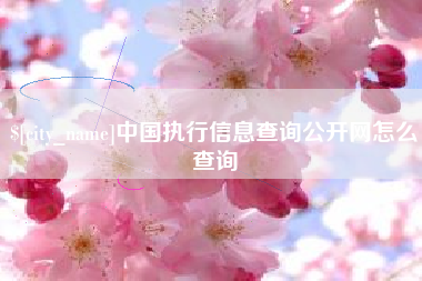 溧阳中国执行信息查询公开网怎么查询