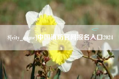 溧阳中国消防官网报名入口2024