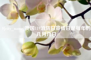 溧阳我国119消防日宣传日是每年的几月几日