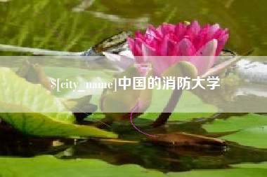溧阳中国的消防大学