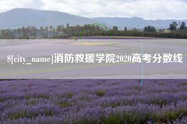 溧阳消防救援学院2020高考分数线
