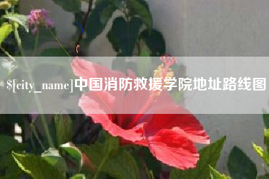 溧阳中国消防救援学院地址路线图