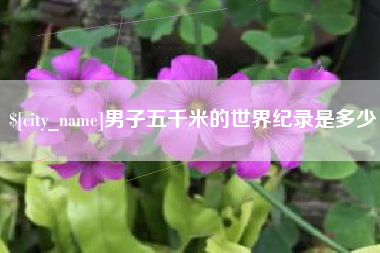 溧阳男子五千米的世界纪录是多少
