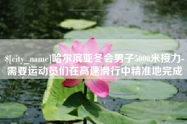 溧阳哈尔滨亚冬会男子5000米接力-需要运动员们在高速滑行中精准地完成