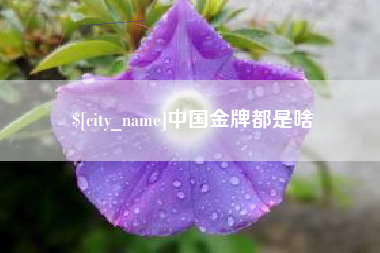 溧阳中国金牌都是啥