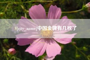 溧阳中国金牌有几枚了