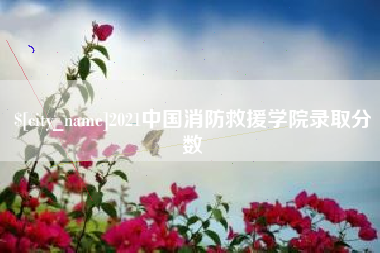 溧阳2021中国消防救援学院录取分数