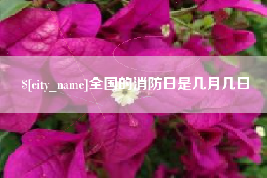 溧阳全国的消防日是几月几日