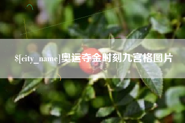 溧阳奥运夺金时刻九宫格图片
